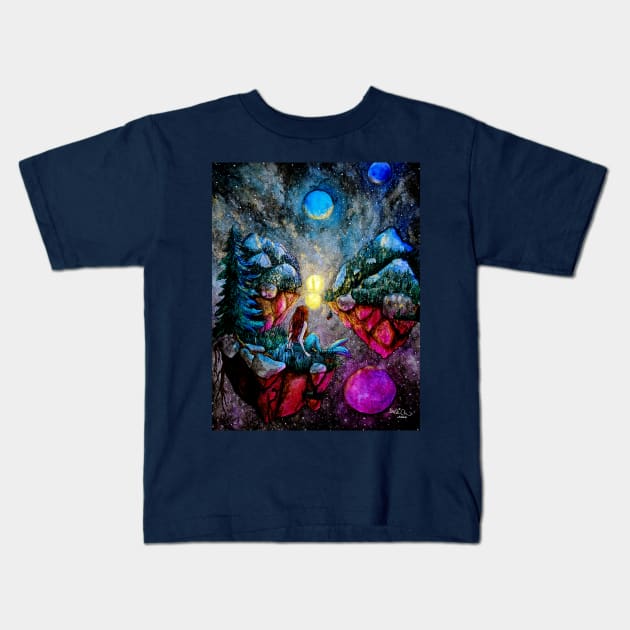 Magic in the Flow Kids T-Shirt by Gyngr-art